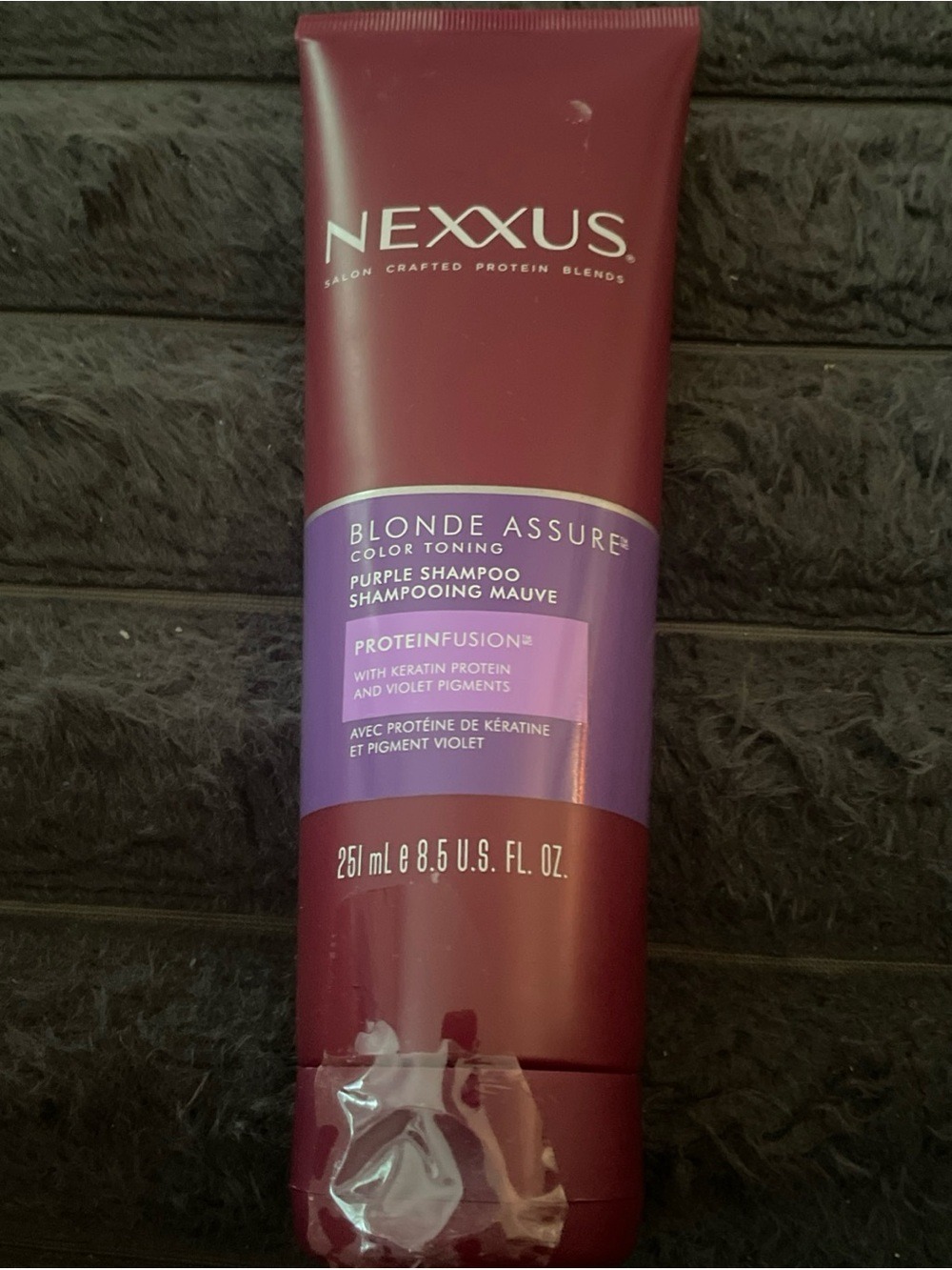 NEXXUS BLONDE ASSURE Color Toning Purple Shampoo w/Keratin Protein 8.5oz